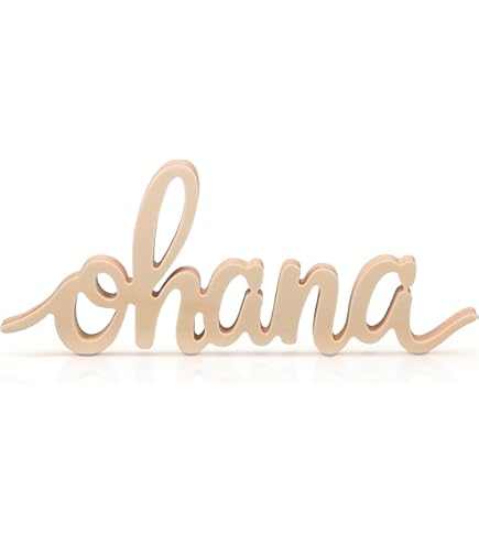 Amazon.com: Ohana Wooden Sign, Wooden Family Ohana Plaque,Rustic