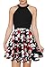 Manydress Women's Halter Neck Fit and Flare Party Cocktail Dress
