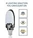 Hyperikon LED Shoebox Light Bulb, 95W Rotatable Outdoor Street Lighting, E39 Large Mogul, 100-277V, 11400 Lumens, UL, DLC, Crystal White