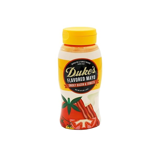 DUKE’S BACON & TOMATO FLAVORED MAYONNAISE SQUEEZE BOTTLE...