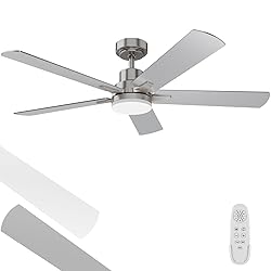 Ceiling Fan With Light 52-Inch, Remote Control