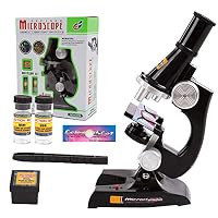 CHTH Kids Science Toy Beginner Microscope Kit