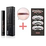 [YADAH] Quick Tattoo Eye Brow Gel #02. Deep Brown + Eyebrow Guide SET