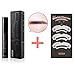 [YADAH] Quick Tattoo Eye Brow Gel #02. Deep Brown + Eyebrow Guide SET