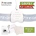 Bedwetting Alarm, 3 Modes, Rechargeable Lithium Battery(High Capacity) with Loud Sound and Strong Vibration for Bedwetters, Potty Training for Boys, Girls, All Kids(White)…