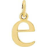 Jewels By Lux 14K Yellow Gold "e" Lowercase Initial Pendant