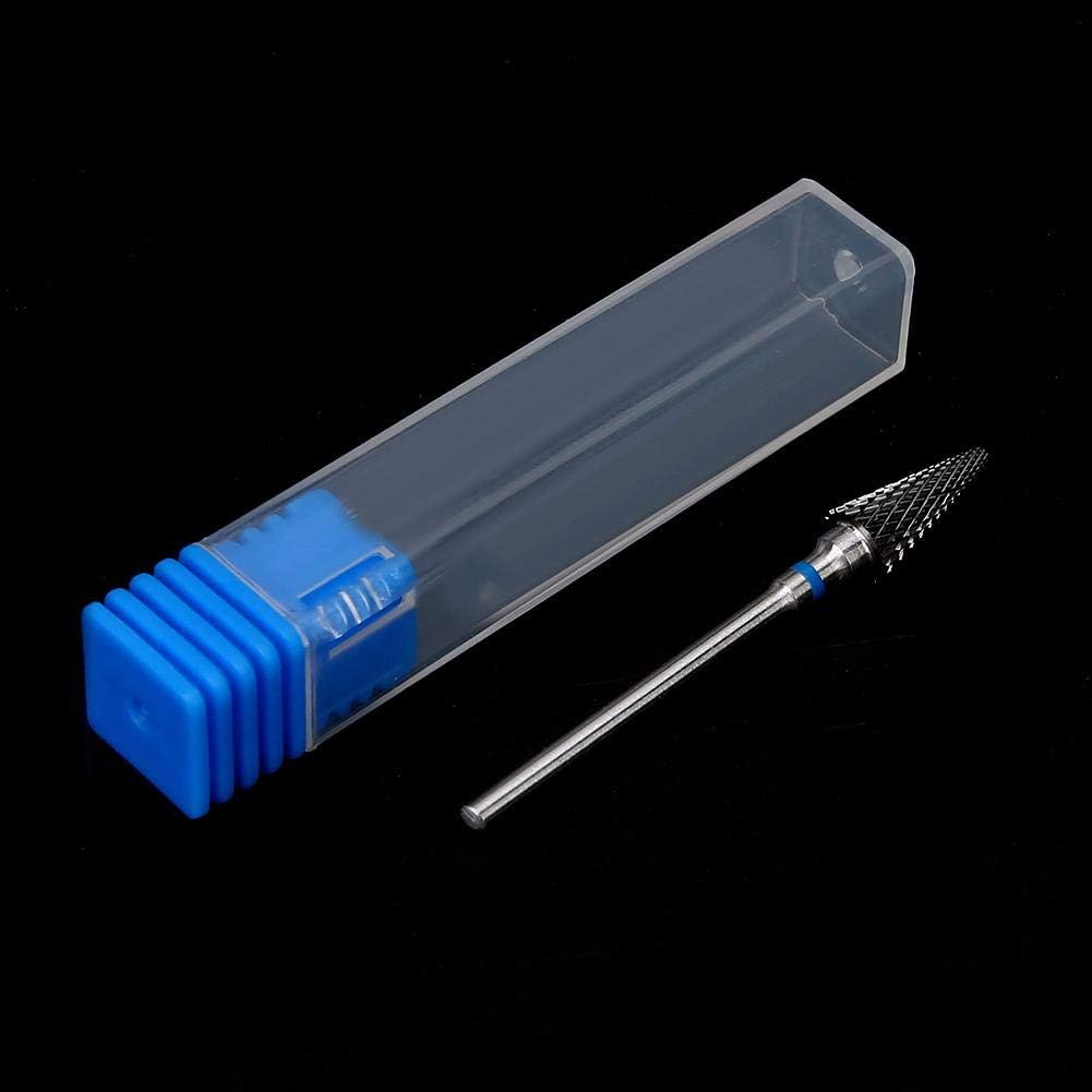 Nail Drill Bit, Tungsten Steel Nail Art Manicure Drill Bits Electric Pedicure Manicure Grinding Head Accessories(Blue) - Image 4