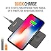 Wireless Charger, Alpatronix CX101 Wireless Charging Pad Compatible for iPhone 12, iPhone 11 X/XS, 8 Series, Galaxy S10 Plus/S10/S9+/S8+/Note 8-Black.
