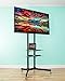 VIVO Black Attachable Shelf for STAND-TV03E TV Cart Series, SHELF-TV03E