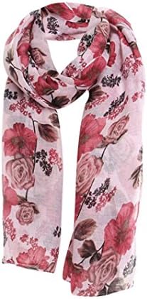 Women Scarves, TRENDINAO Ladies Girls Beach Flower Print Stole Shawl Scarf Wrap