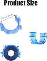 Fibclhaz 100PCS Colorful Sewing Bobbin Clips Holder Tool for Quilting view 2