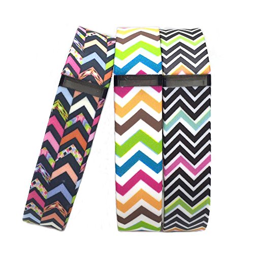 i-smileÂ® 3PCS Replacement Bands with Metal Clasps for Fitbit Flex / Wireless Activity Bracelet Sport Wristband / Fitbit Flex Bracelet Sport Arm Band (No tracker, Replacement Bands Only) & 2PCS Silicon Fastener Ring For Free (3pcs Colorful Waves, Small)