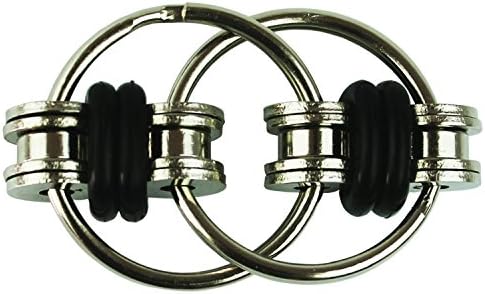 Stubbornboy Flippy Bike Chain Stress Toy for Kids and Adults. Perfect For ADD, ADHD (#6 Blackchain)