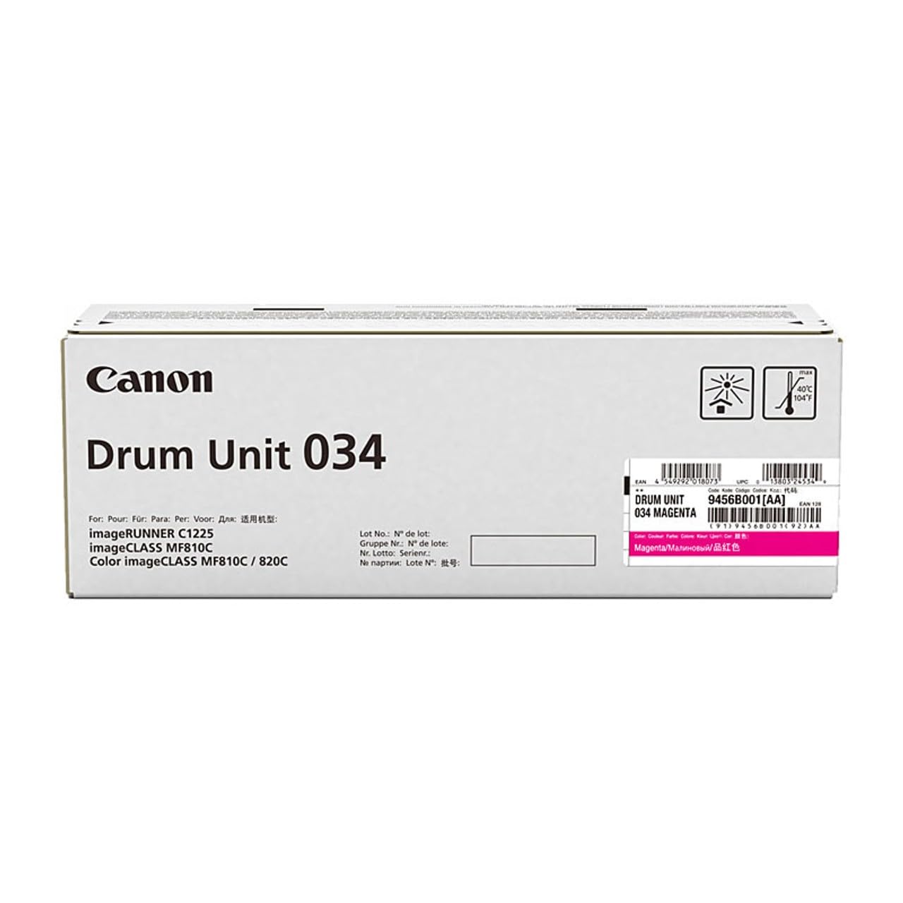 CANON 034 Drum Unit Magenta iR C1225iF Standard Capacity 34,000 Pages A4