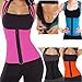 Women Hot Sweat Body Shaper Tank Top Tummy Fat Burner Slimming Sauna Vest Weight Loss Shapewear - LTSnake (Black+Zip, XL)