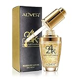 Moisturizer Serum for Face and Eye Area, 24K Gold Essence Anti Aging Wrinkle Moisturizing Firming Face Cream Treatment for Women Skin Care (Aliver)