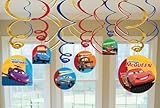 Disney Cars 2 Hanging Swirl Value Pack (Multi-colored) Party Accessory