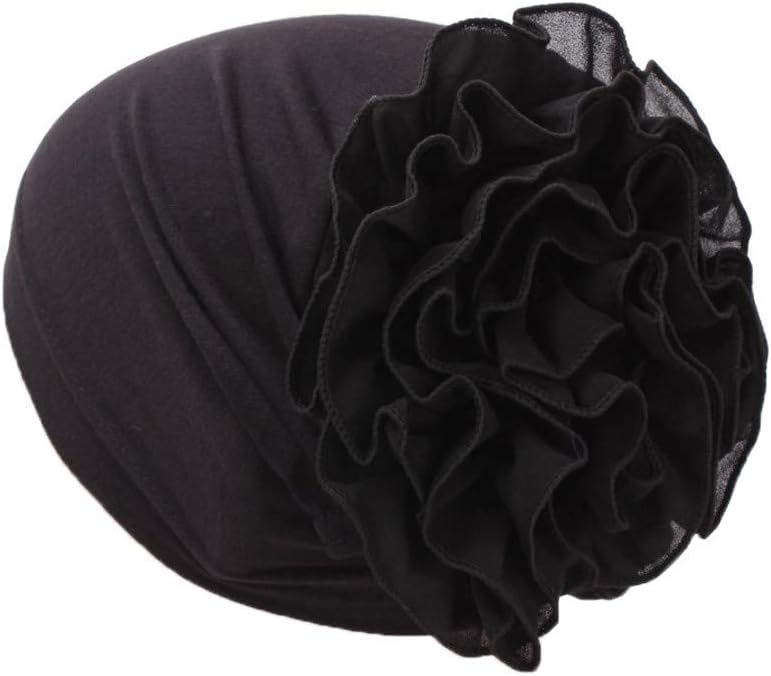 Women Head Wrap,Matoen Flower Muslim Ruffle Cancer Chemo Hat Beanie Scarf Turban Cap