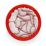 Lekue Cookie Cutter Puzzle, Animals, Red