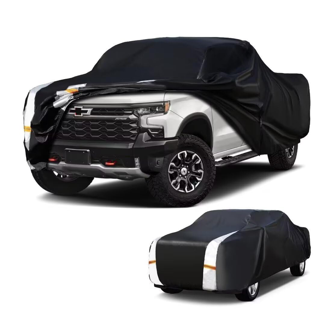 Photo 1 of Colorado Truck Cover Custom Fit 2003-2026 Extended/Crew Cab SB (5'-6.1') with Door Zipper, 12 Layers Full Exterior Pickup Truck Cover Waterproof All Weather, Wind Dust Sun and UV Protector.