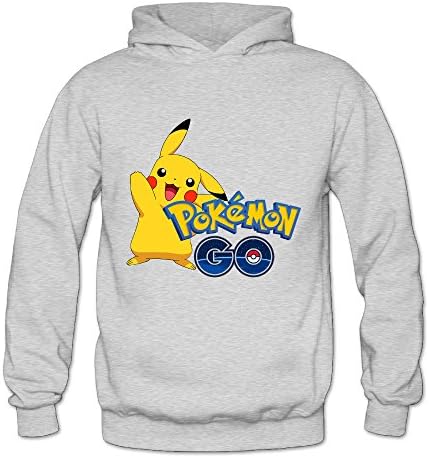 PRUSI Women's Pokemon Go Pikachu Hoodies Sweatshirt Size M US Ash