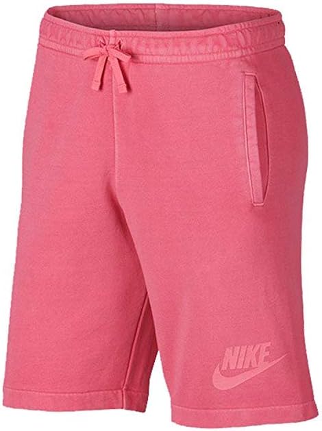 nike men's sportswear club fleece sweatshorts pink