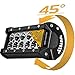 Eyourlife 36w Led Light Bar,2Pcs 7 inch 36W Spot LED Work Light Off Road 3600LM 30 Degree Super Light Jeep Cabin Boat SUV Truck Car ATV 4x4 4WD Boat