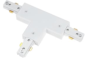 M METERXITY H Track T-Connector, Single Circuit H Type 3-Wire-1 Rail 110-220V for Track Lighting System/Fixtures/Accessories/