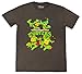 Teenage Mutant Ninja Turtles Group T-shirt, Charcoal Grey - XLarge