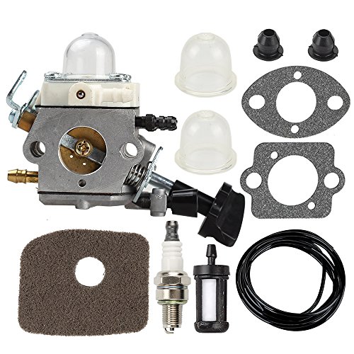 Carburetor with Air Fuel Filter Gasket Primer Bulb for Stihl Blower SH56 SH56C SH86 SH86C BG86 BG86CE BG86Z BG86CEZ Zama C1M-S261B 42411200616 4241 120 0616 Leaf Blower Carb