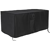 Jungda Outdoor Storage Box Cover for Keter XXL 230 Gallon Plastic Deck Storage Container Box,Waterproof Patio Storage Box Covers - 58 x 33 x 34 Inch