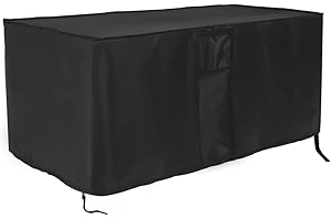 Jungda Outdoor Storage Box Cover for Keter XXL 230 Gallon Plastic Deck Storage Container Box,Waterproof Patio Storage Box Covers - 58 x 33 x 34 Inch