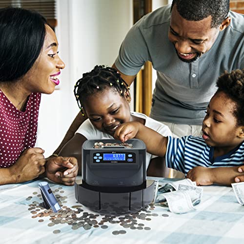 Nadex S540 Pro Coin Counter, Sorter, and Wrapper Sorts up to 300