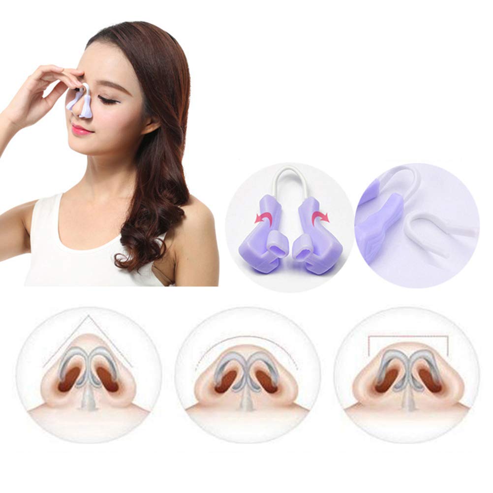 Tianbi Nose Up Lifting Shaping Shaper Clip, Nose Straighteners for Natural, Plastic Natural Nose Up Slimmer Lifting Shaper