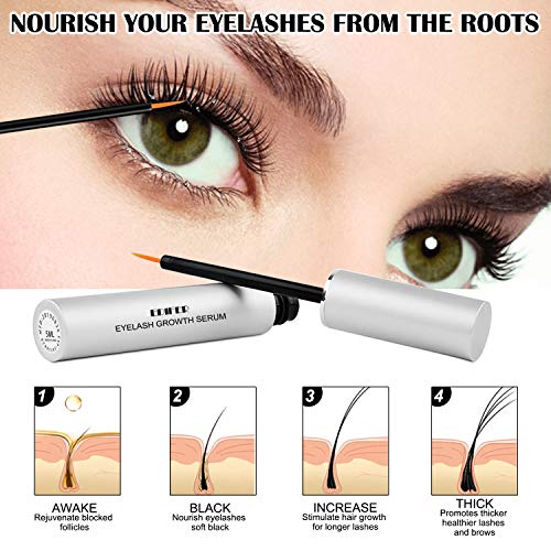 EDIFER Cosmetics, Eyelash Conditioner Serum, Advanced Lash Enhancing Serum, Natural Booster Lash and Eyebrow Enhancer for Growing Beautiful, Longer, Thicker Rapid Lash and Brow (0.17fl oz)