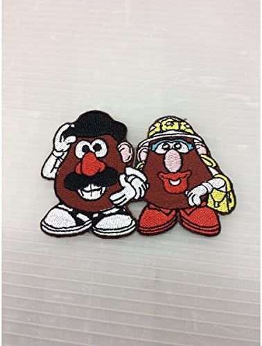 Amazon Co Jp アイロンワッペン ミスターポテトヘッド トイストーリーアメリカンキャラクター ロゴのワッペン ベビー マタニティ
