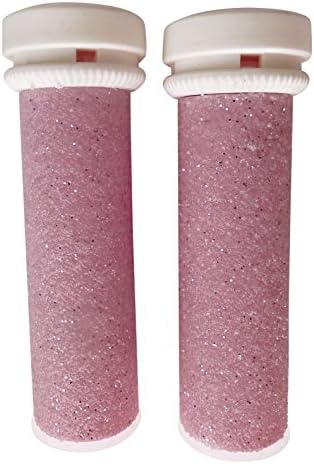 Replacement Rollers for Electronic Pedicure Foot File By PediWell - Revolutionary Callus Remover Rollers for Your Home Spa - For Silky Smooth Feet That You Will Love, For Women &amp; Men, High Quality. (Pink)