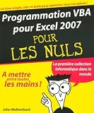 Programmation VBA pour Excel 2007 (French Edition) by 