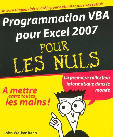 Programmation VBA pour Excel 2007