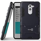 Huawei Honor 6X Case, Huawei Mate 9 Lite Case, CoverON [Shadow Armor Series] Hard Slim Hybrid Kickstand Phone Cover Case for Huawei Honor 6X or Mate 9 Lite- Navy Gray