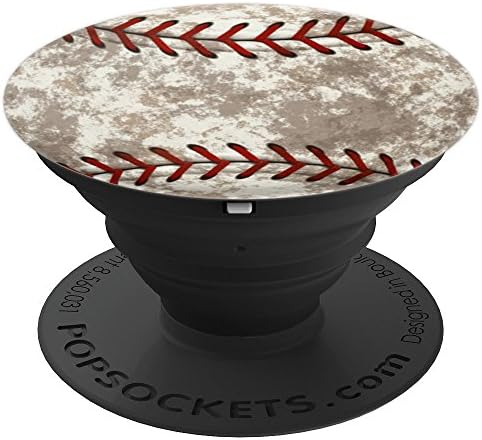 Baseball Distressed Ball Grunge Sports Team Texture - PopSockets Grip and Stand for Phones and Tablets