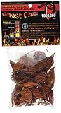 Smoked and Dried Bhut Jolokia Ghost Chili Pepper Pods , .5 Ounce