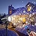 Decoration Projector Lights, Christmas Projector Lamp with Rotating Snowflake & Snow Falling, Remote Timer 4 Modes IP65 Waterproof LED Landscape Projector for Christmas Halloween Birthday Wedding Part