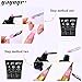 Yayoge Poly Gel Nail Kit Nail Builder Gel 30ml Clear UV LED Quick Extension Gel Varnish with Base Coat Top Coat Manicure Tools for Nail Extensions Nail Art DIY Salon and at Home (Clear)