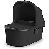 UPPAbaby Bassinet V3 - Compatible with Vista, Cruz, Ridge Strollers - Overnight Sleep Solution - Mattress, Sheet and Bug Shie