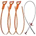 Drain Cleaner,Lpartsol 4 Pack Drain Snake Hair Clog Drain Clog Remover Tool for Home Cleaning