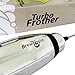 Turbo Milk Frother and Frappe Maker with SUPER POWERFUL motor for Bulletproof Coffee Drinks Protein Shakes Matcha Tea Cappuccino Frappucino and More by The Brewologist (Chrome, Handheld electric)