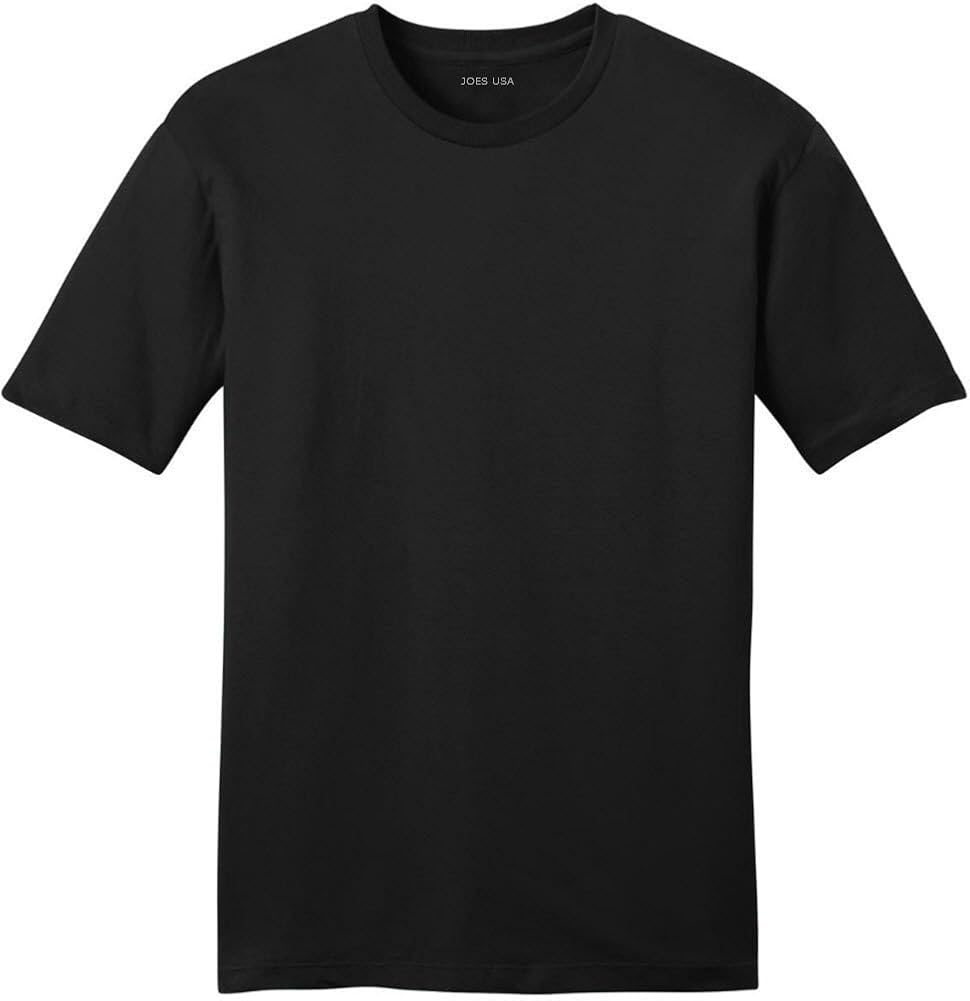 Joe's USA Mens Lightweight Soft Cotton TShirtsBlack3XL Amazon.de