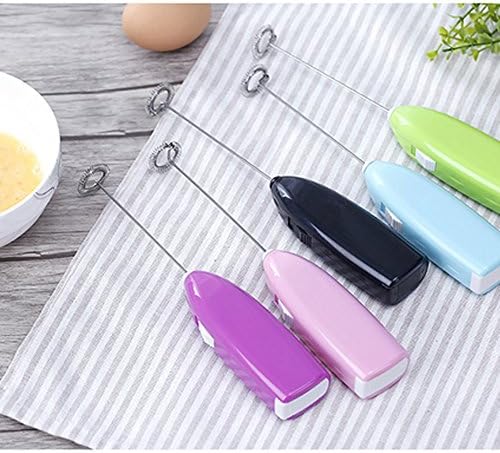 SIO Electric Handheld Coffee Frother Wand Mixer for Latte Hot Milk Eggbeater random color