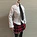 MonkeyJack 1/6 12'' Action Figure Clothes Red Mini Skirt Schoolgirl Uniform & Red Canvas Shoes